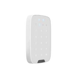 Клавіатура для сигналізації Ajax KeyPad Plus White бездротова, сенсорна
