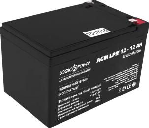 Акумулятор для ДБЖ LogicPower LPM 12 V  12 Ah (LP6550) AGM