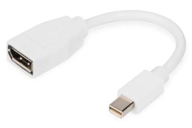 Перехідник Digitus DB-340405-001-W mini DisplayPort (тато) - DisplayPort (мама) White