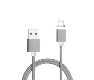 Дата-кабель Ninja 1m USB(тато) - Lightning(тато) Gray