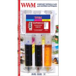 Комплект чорнил для принтера WWM Canon CL-41/CL-51 (3 x 20мл) C/M/Y (IR3.C41/C)