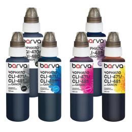 Комплект чорнил для принтера BARVA Canon PGI-480PGBK pigm + CLI-481BK/C/M/Y/PB 6x100 мл special (CPGI480-100-2MP)