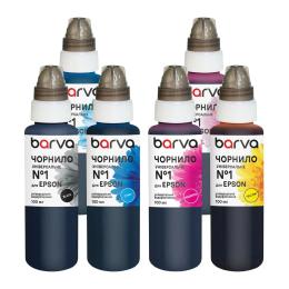 Комплект чорнил для принтера BARVA Epson 1 6х100 мл, universal, BK/C/M/Y/LC/LM (EU1-100-2MP)