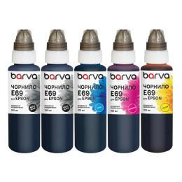 Комплект чорнил для принтера BARVA Epson T69 5x100 мл, special, MB/PB/C/M/Y (E69-100-MP)