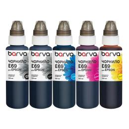Комплект чорнил для принтера BARVA Epson T69 5x100 мл, special, pigmented MB/PB/C/M/Y (E69-100-2MP)