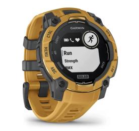 Смарт-годинник Garmin Instinct 3 45mm Solar Sunburst with Sunburst/Gray Band (010-02934-02)