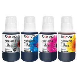Комплект чорнил для принтера BARVA Epson 112 4x140 мл, BK/C/M/Y special, OneKey (E112-140-2MP)