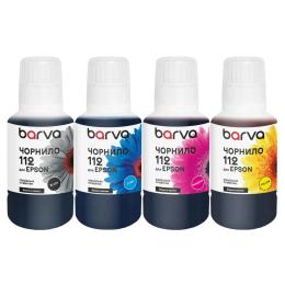 Комплект чорнил для принтера BARVA Epson 112 4x140 мл, BK/C/M/Y special, pigment, OneKey (E112-140-MP)