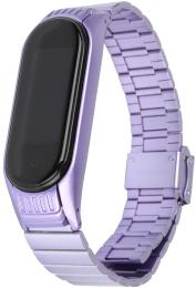 Ремінець для фітнес-браслету ArmorStandart Metal Band Link 603 для Xiaomi Mi Band 6/5 Light Purple (ARM59067) Lilac Purple