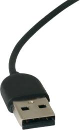 Зарядний кабель Extradigital USB для Xiaomi Mi Band 5/6 (KBU1808) Black