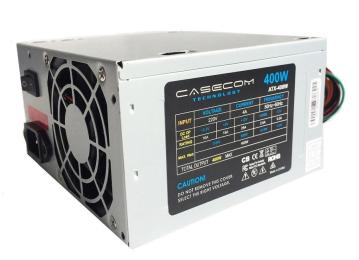 Блок живлення для ПК Casecom 400W 120mm, 2хSATA Bulk (CM 400 ATX)
