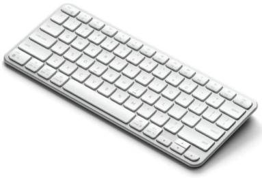 Клавіатура Satechi Slim EX1 Wireless Keyboard Silver (ST-KEX1S-EN)
