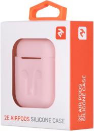 Чохол для навушників 2E Apple AirPods Pure Color Silicone AIR-PODS-IBPCSI-3-LPK Light Pink 3.0 мм