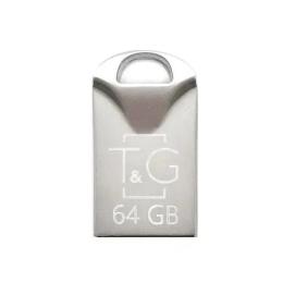 Флеш память T&amp;G Metal 64GB USB 2.0 (117) Silver