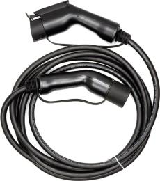 Кабель для електромобіля HiSmart EV200009 Type 1 - Type 2, 32A, 7.2кВт, 1 фазний, 5м