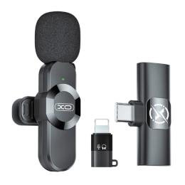 Мікрофон XO MC13 Type-C/Lightining wireless Black
