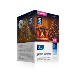 Гірлянда ColorWay CW-G-126L91CUMC 9x1.5 м, різнокольорова USB