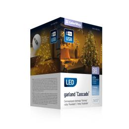 Гірлянда ColorWay CW-G-98L71CU White 7x1.5 м, теплий колір USB
