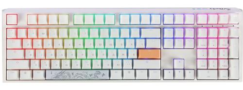 Клавіатура Ducky One 3 Cherry MX Blue RGB White Eng/UA