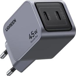 Адаптер живлення для телефона Ugreen X707 NEXODE PRO Space Gray 45W GaN