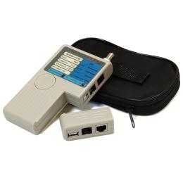 Тестер KINGDA RJ-45, RJ-12, USB та BNC (99-00013304)