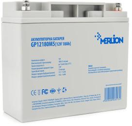Акумулятор для ДБЖ Merlion 12 V 18 Ah (GP12180M5) AGM