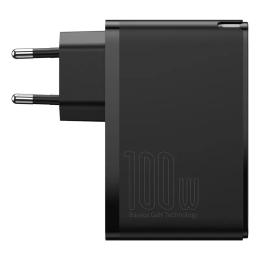 Мережевий зарядний пристрій для телефона Baseus GaN2 Pro Q.C 2C Black + Charger Type-C Cable 100W (CCGAN2P-L01)