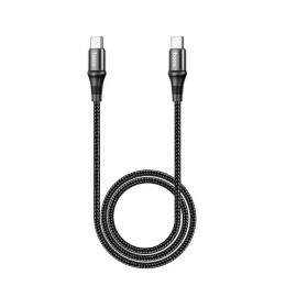 Дата-кабель Hoco Exquisito X50 2m USB Type C(тато) - USB Type C(тато) Black