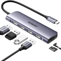 USB-хаб Ugreen CM195 (70410) Space Gray
