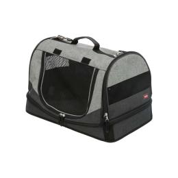 Сумка-переноска Trixie для собак Holly до 15 кг з поліестеру Gray Black 30x30x50 см
