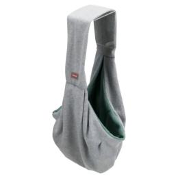 Сумка-переноска Trixie для собак Junior мяка Light Gray Green текстиль 22x20x60см