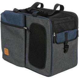 Рюкзак-переноска Trixie для собак Tara до 7 кг з поліестеру Dark Gray 25x38x50см
