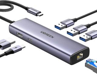 USB-хаб Ugreen Multifunction Adapter (UGR-15598) Space Gray