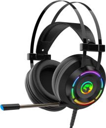 Накладні навушники MARVO HG9062 Black Multi-LED 7.1