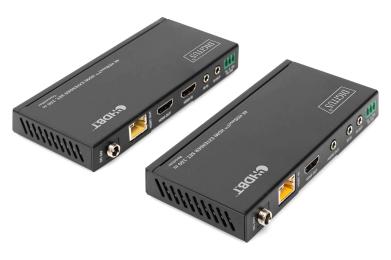Подовжувач сигналу Digitus HDMI, HDBaseT, UHD 4K2K@60Гц, (CАТ6А, 7, 8), 150м DS-55508