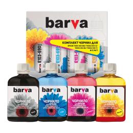 Чорнило для принтера BARVA EPSON L1110/L3100 /103/ B/C/M/Y 4х100мл водорозчинне