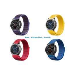 Ремінець для смарт-годинника BeCover Nylon Style для Nokia/Withings Steel/Steel HR Boy (7065