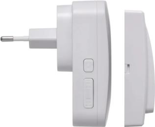 Дверний дзвінок Emos P5731 White (P5731) бездротовий 220В 2 приймачі 180 м