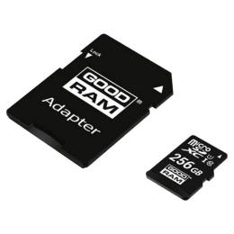 Карта памяті GoodRam MicroSDXC 256GB UHS-I/U3 Class 10 + SD-adapter R100/W70MB/s + SD-adapter (GGSM3AA-2560R12)