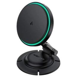 Тримач в авто Acefast D65 magnetic folding wireless charging car holder Black