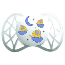 Пустушка Nuvita Air NV7063 симетрична, світиться у темряві, 0 м+, 2 шт.