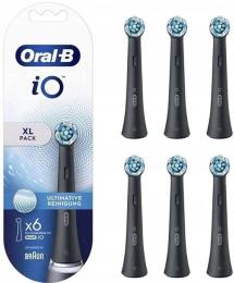 Насадка для електричної зубної щітки Oral-B iO Ultimate Clean 6шт Black
