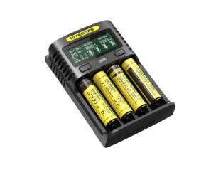Зарядний пристрій для акумуляторів AA, AAA Nitecore Digicharger UM4 4 канали, LCD дисплей