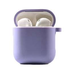 Чохол для навушників EpiK AirPods 1/2 Lilac Силіконовий з мікрофіброю