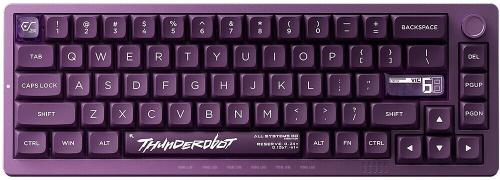Клавіатура Thunderobot VIC68 Gateron Magnetic Jade Switch Purple UA (6932066317201)