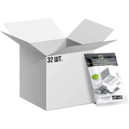 Серветки для оргтехніки XoKo for technique 20шт BOX, 32 пачки (XO-Clean-20-32)