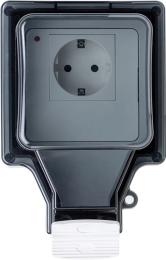 Розетка Tuya HS081379 водонепроникна розумна Wi-Fi