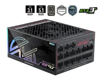 Блок живлення для ПК MSI MPG AI1600TS PCIE5