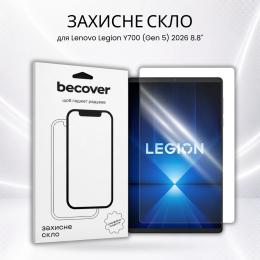 Захисне скло для планшетів BeCover для Lenovo Legion Y700 (Gen 5) 2026 8.8 Clear (715913)