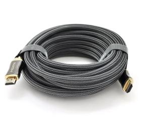 Відео-кабель VEGGIEG HDMI(тато)HDMI(тато), 8m 4K ARC v2.0, HX-8 OD-8.0mm, в оплетке